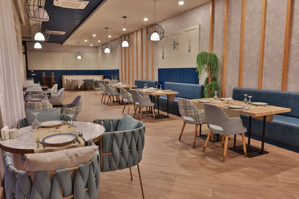 Een foto van de faciliteiten bij Maxeria Blue Didyma