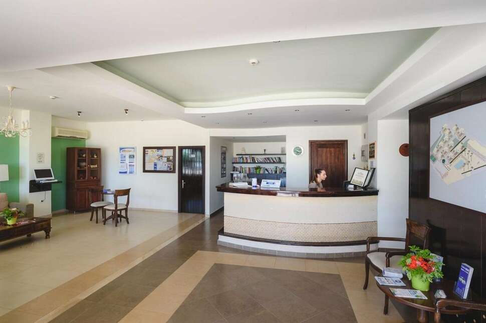Een foto van het interieur van Pefkos Village Resort
