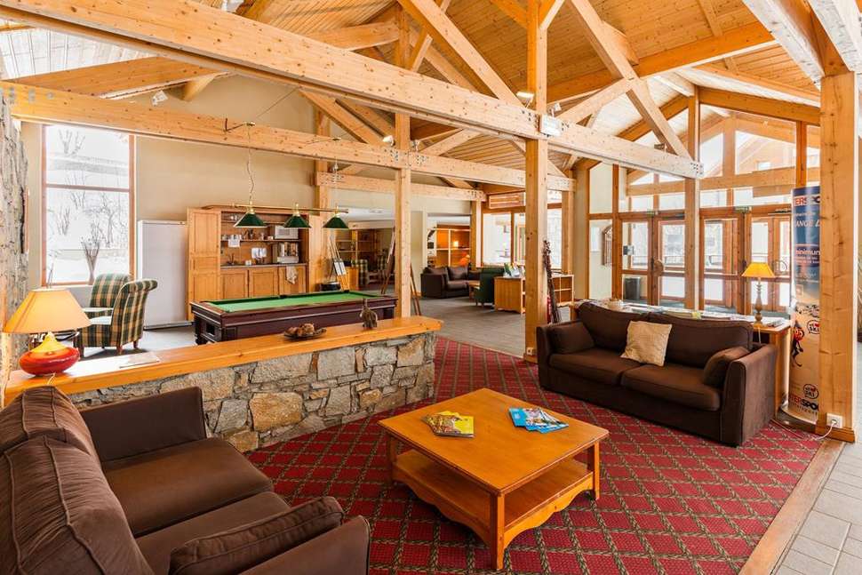 Een foto van het interieur van Les Chalets du Galibier