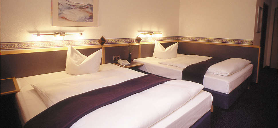 Een foto van een overzicht van Econtel Hotel Munchen