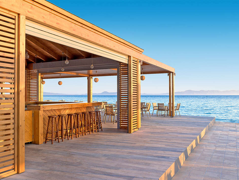Een foto van de faciliteiten bij Avra Beach Resort Hotel & Bungalows