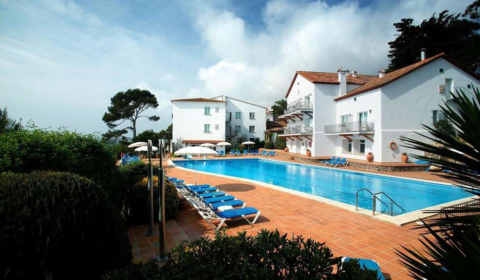 Ein Foto vom Pool im Silken Park Hotel San Jorge