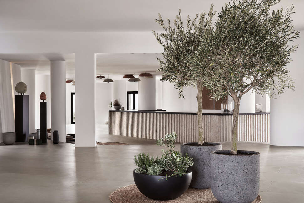 Een foto van het interieur van Orama Hotel & Spa