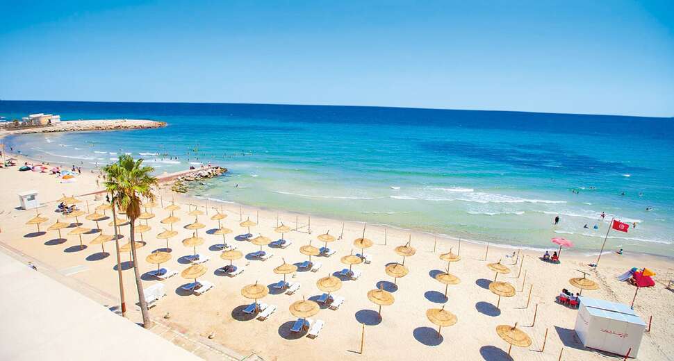 Een foto van het strand bij Sousse Palace Hotel & Spa