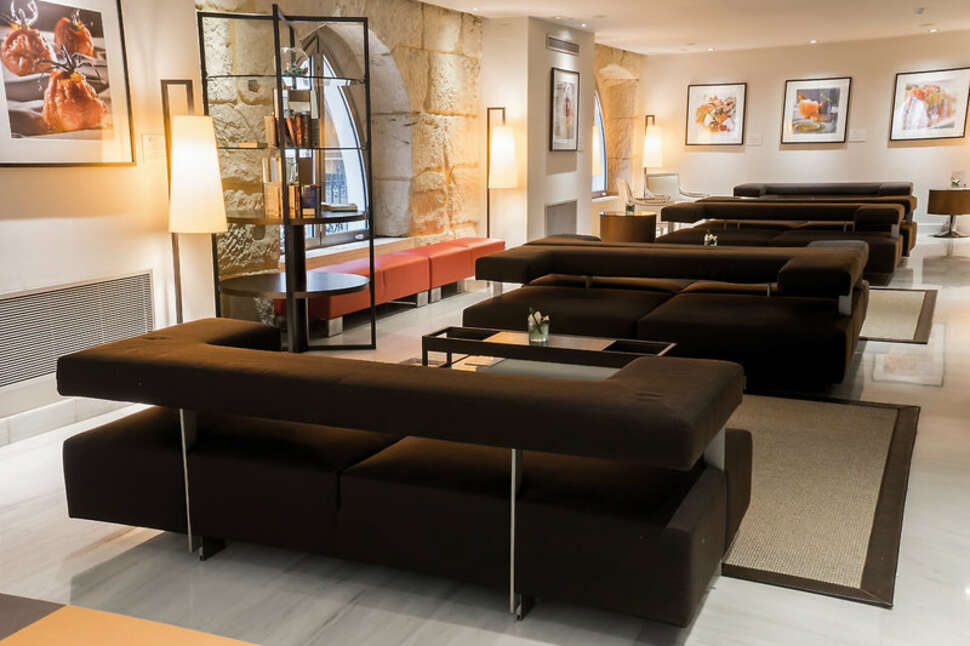 Een foto van het interieur van Hospes Amerigo