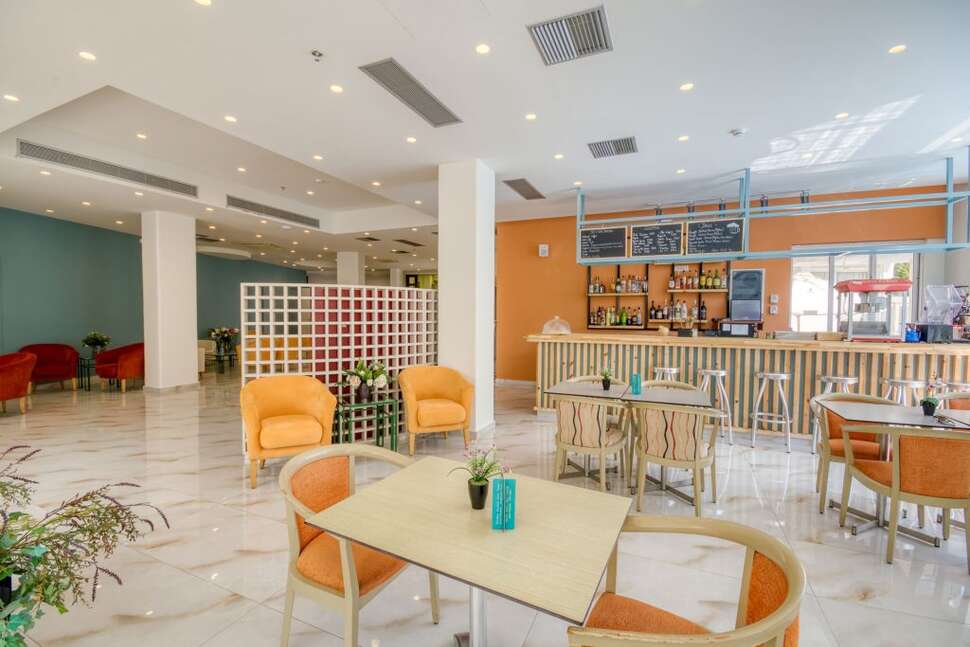 Een foto van het interieur van Arte Hotel
