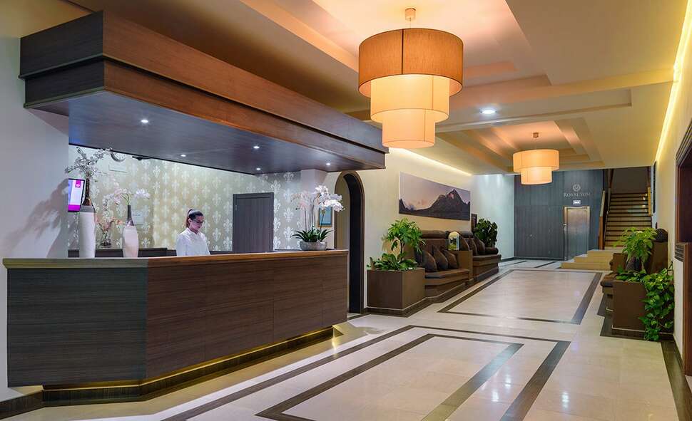Een foto van het interieur van Royal Sun Resort