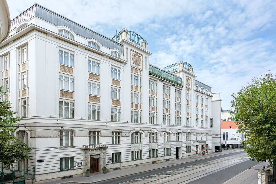 Een foto van een overzicht van NH Wien Belvedere