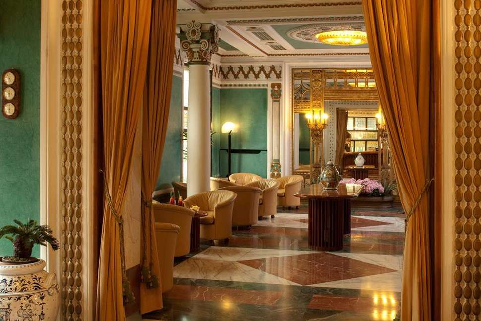Ein Foto von den Einrichtungen im Hotel Roma Florence