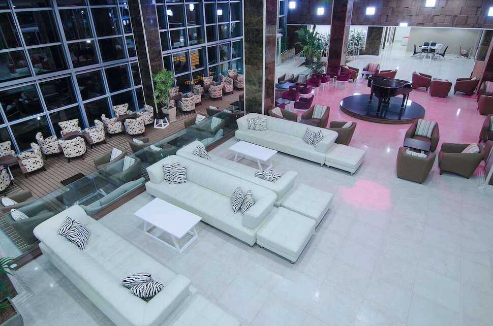 Een foto van het interieur van Palm Wings Beach Resort Kusadasi