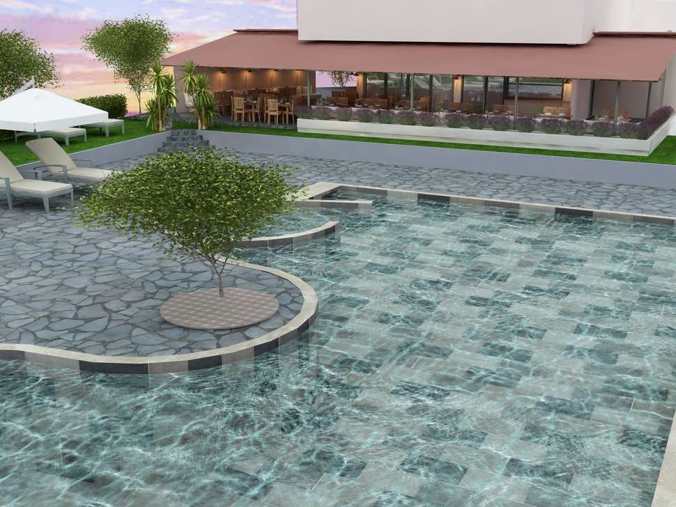 Ein Foto vom Pool im Asteris Village
