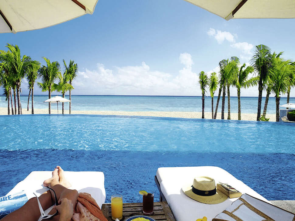 Een foto van het zwembad bij Royal Hideaway Playacar