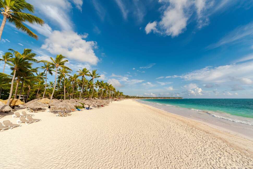 Een foto van het strand bij Grand Bavaro Princess