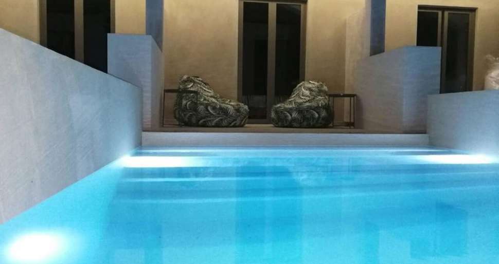 Een foto van het zwembad bij Agave Boutique Hotel