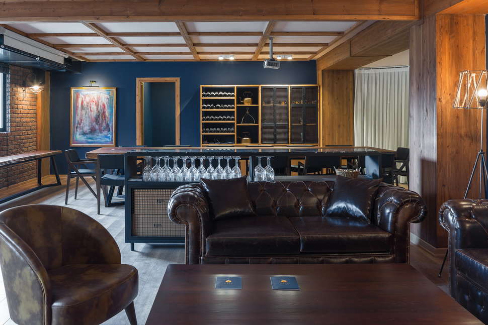 Een foto van het interieur van Gillham Vineyard Hotel