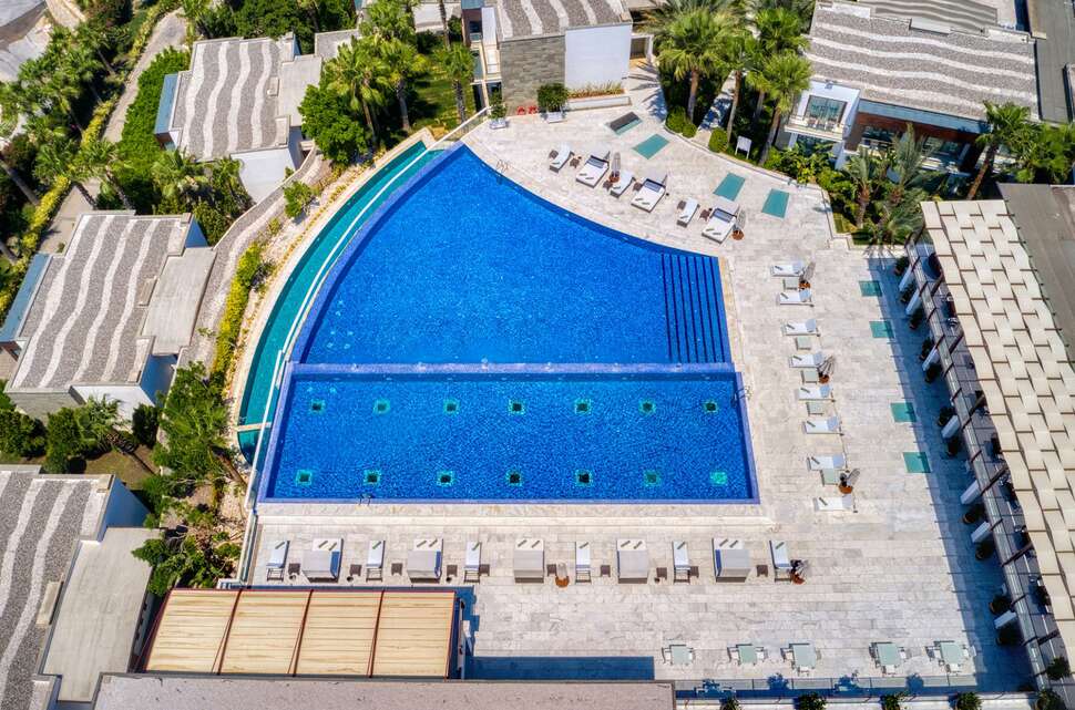 Een foto van het zwembad bij Hillstone Bodrum Hotel & Spa