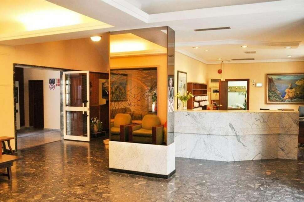 Een foto van het interieur van Hotel Iris Mallorca