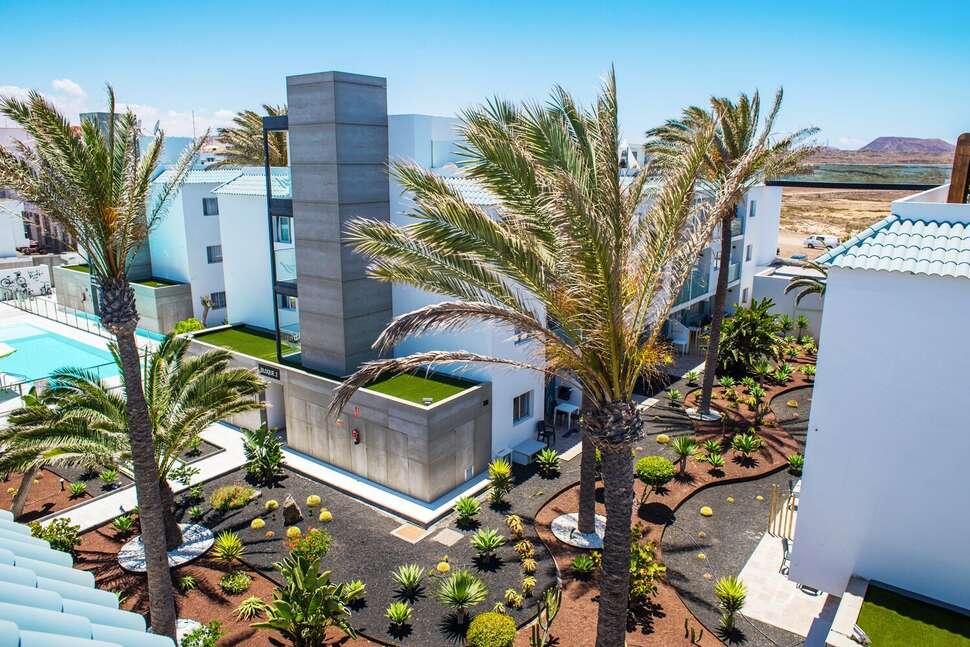 Ein Foto von der Außenansicht des Bristol Sunset Beach