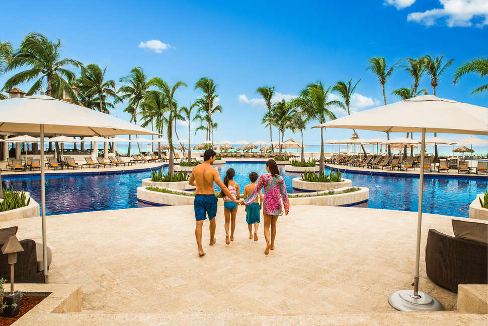 Ein Foto vom Pool im Hyatt Ziva Rose Hall