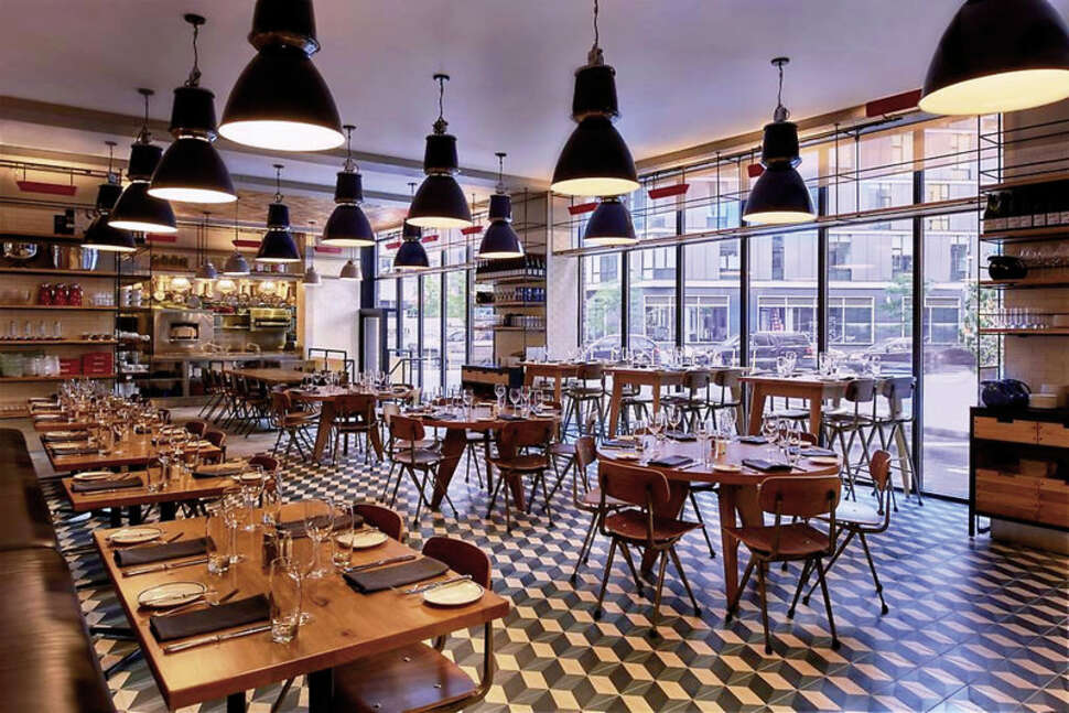 Ein Foto von den Einrichtungen im Arlo SoHo Hotel