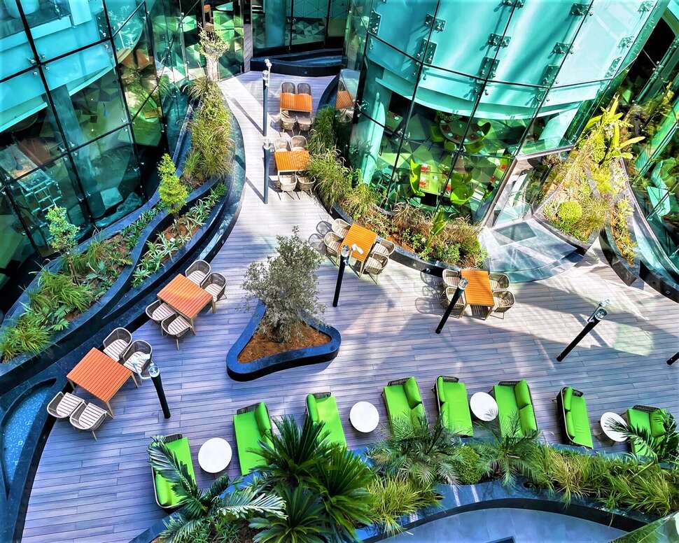 Een foto van Al Khoory Sky Garden Hotel