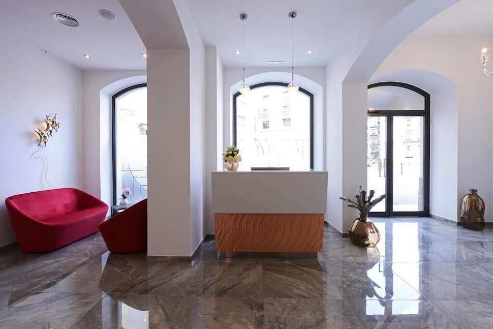 Een foto van het interieur van Principe di Lampedusa Hotel