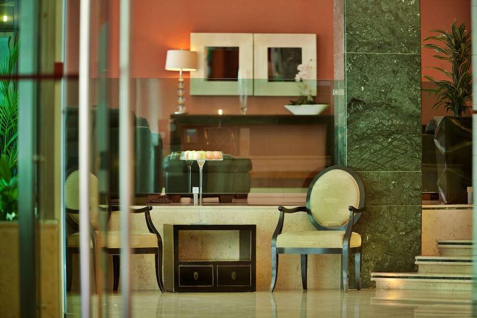 Een foto van het interieur van Turim Europa Hotel