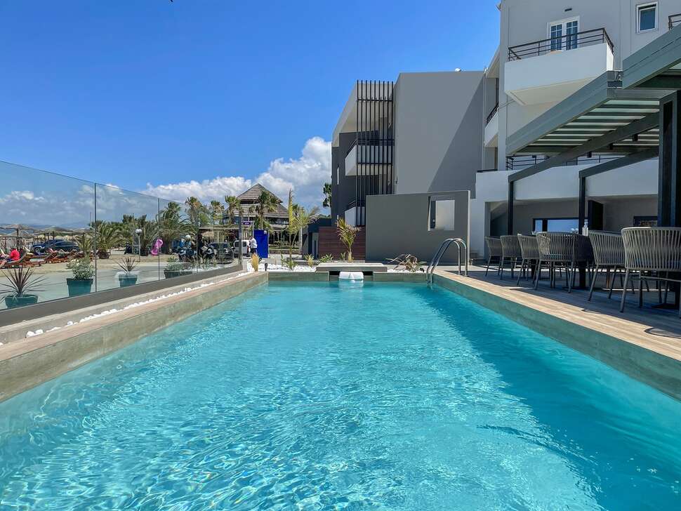 Ein Foto von einer Übersicht des Mare Blue & Suites