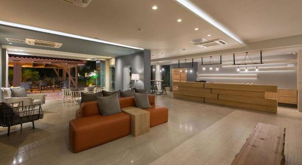 Een foto van het interieur van Matoula Beach