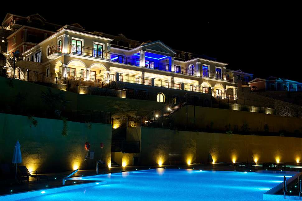 Een foto van het zwembad bij Hotel Kefalonia Bay Palace