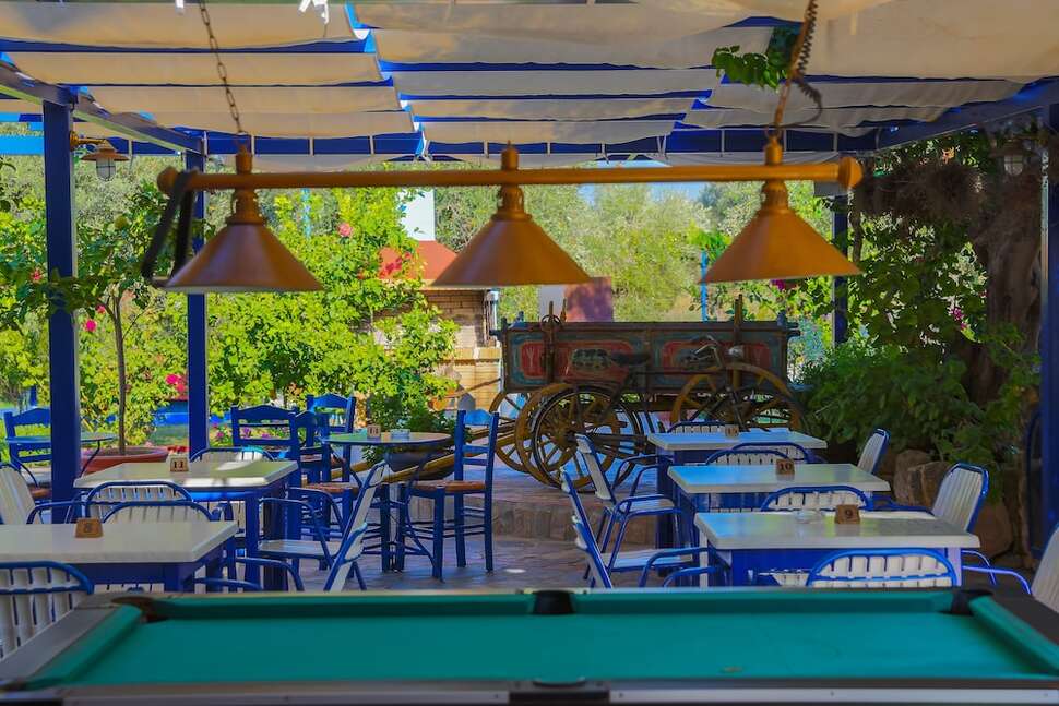 Ein Foto von den Einrichtungen im Filoxenia Hotel Tholos