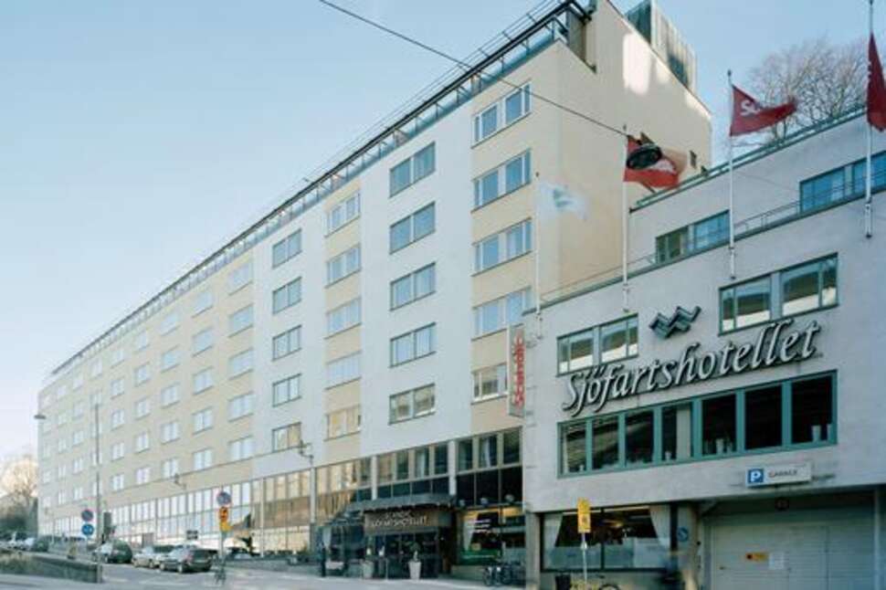 Een foto van de buitenkant van Scandic Sjofartshotellet