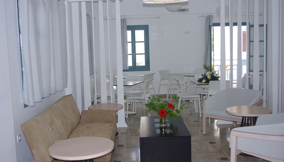 Een foto van het interieur van Iris Boutique Hotel