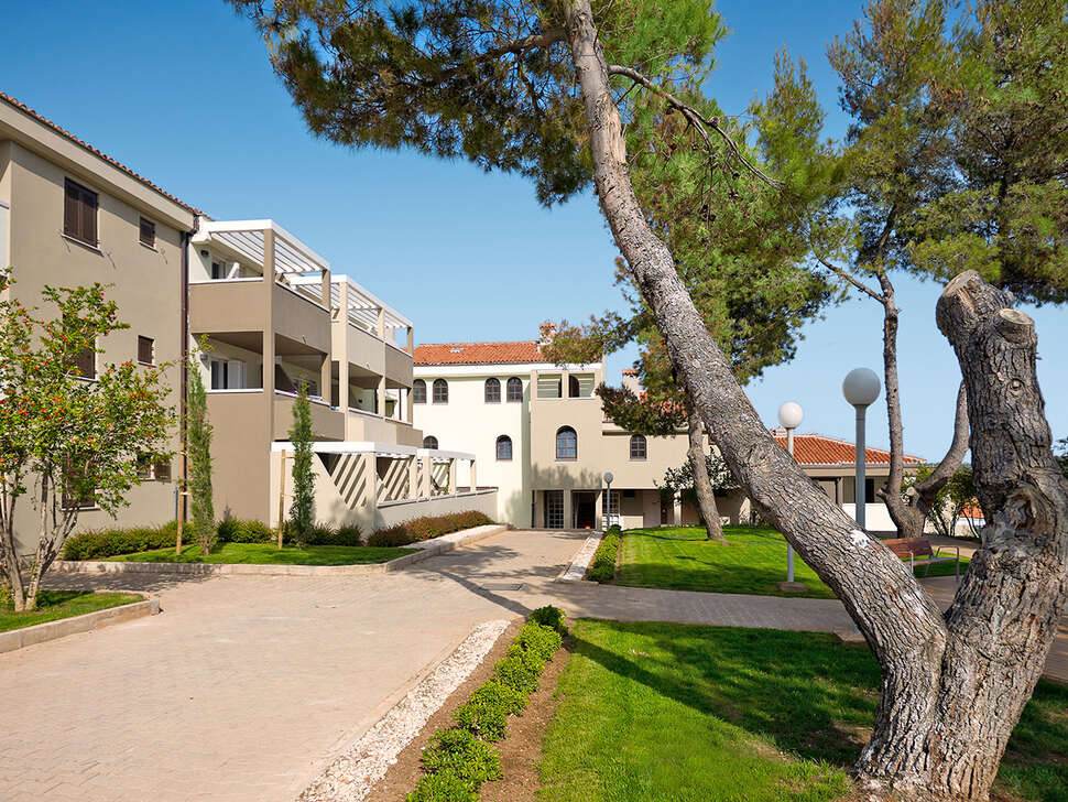 Een foto van de buitenkant van Park Plaza Verudela Pula