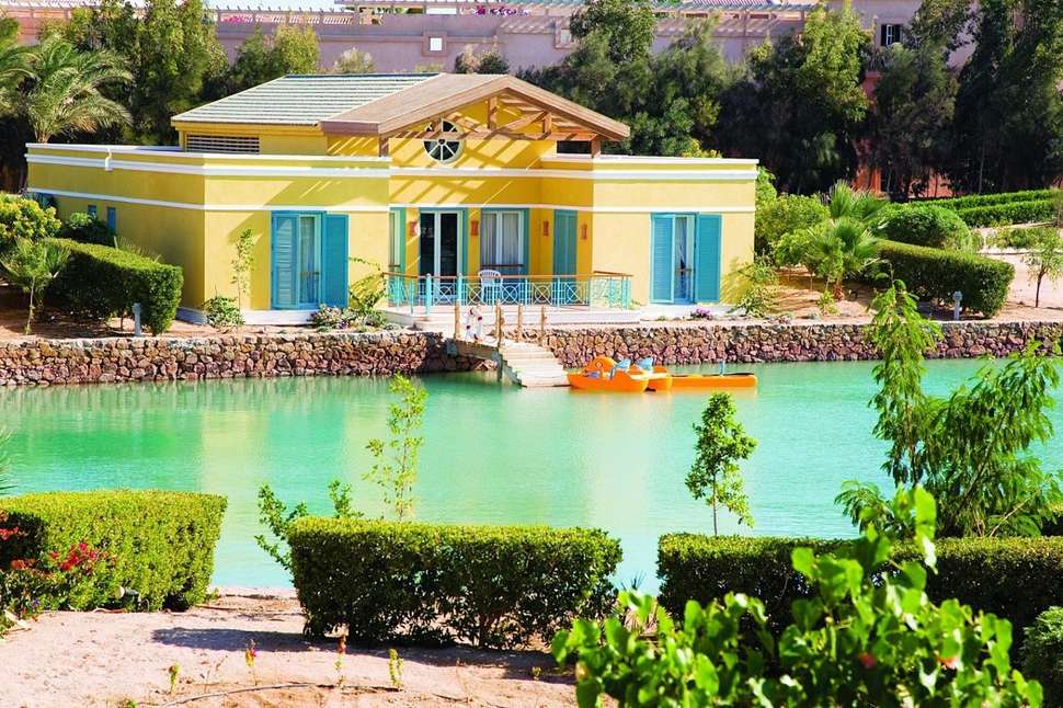 Een foto van de buitenkant van The Chedi El Gouna