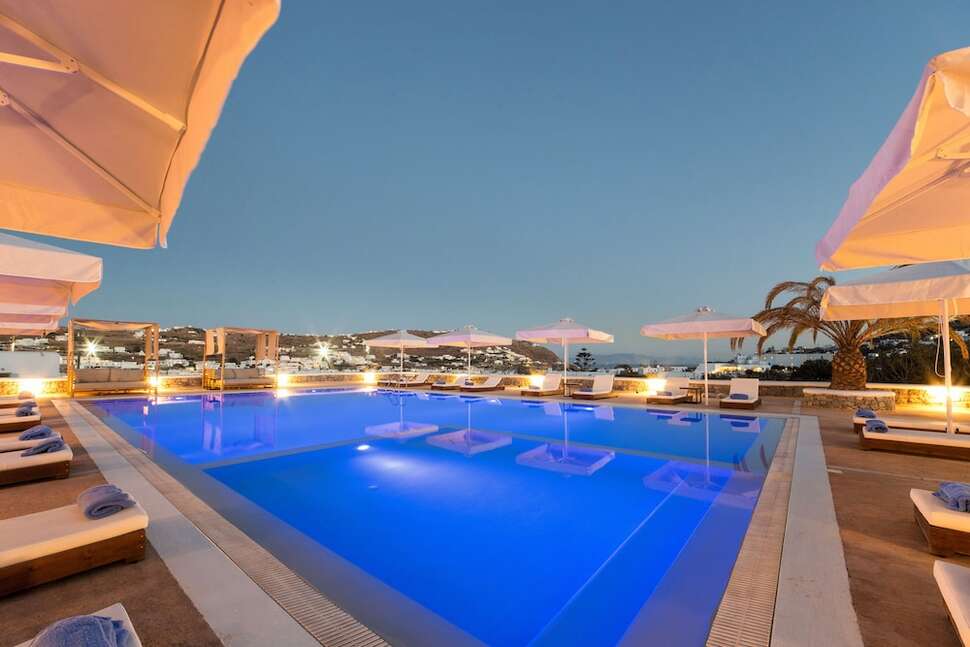Een foto van het zwembad bij Osom Resort