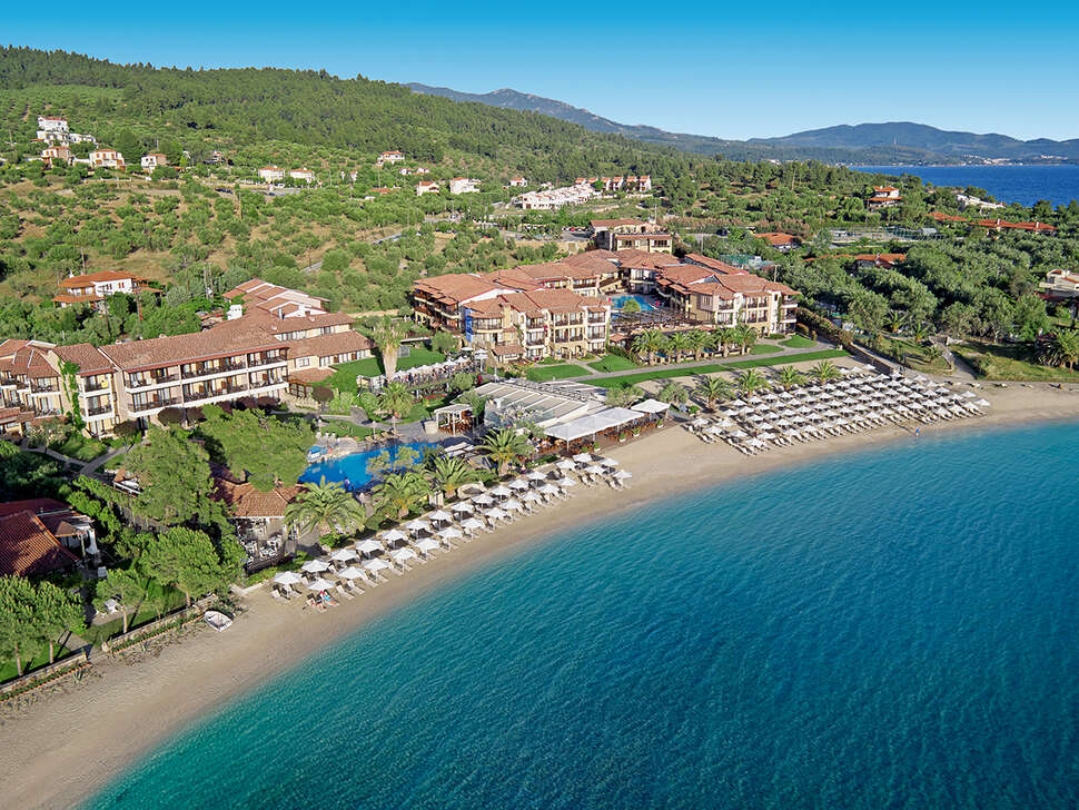 Een foto van het strand bij Anthemus Sea Beach Hotel & Spa