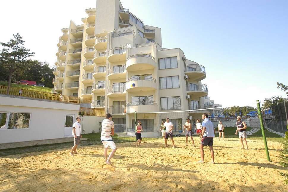 Een foto van de buitenkant van Parkhotel Golden Beach