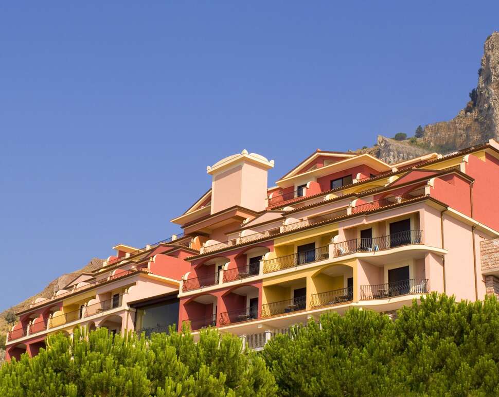 Een foto van de buitenkant van Baia Taormina Hotel
