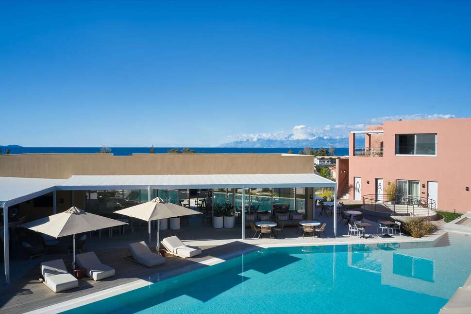 Een foto van het zwembad bij Lena Mare Boutique Hotel