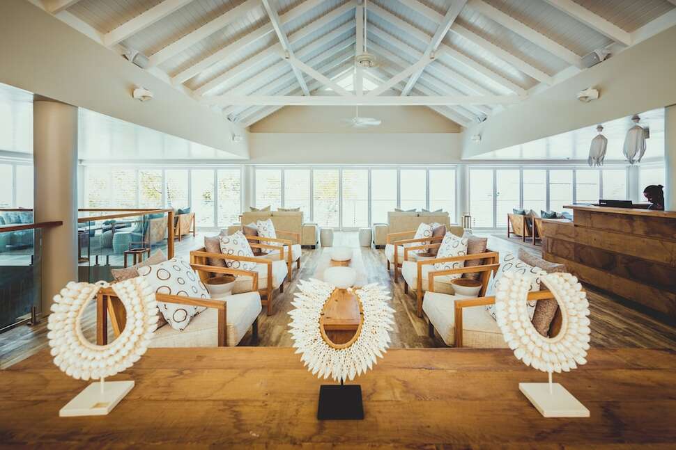 Een foto van het interieur van Carana Beach Hotel