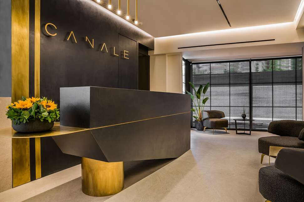 Een foto van het interieur van Canale Hotel & Suites