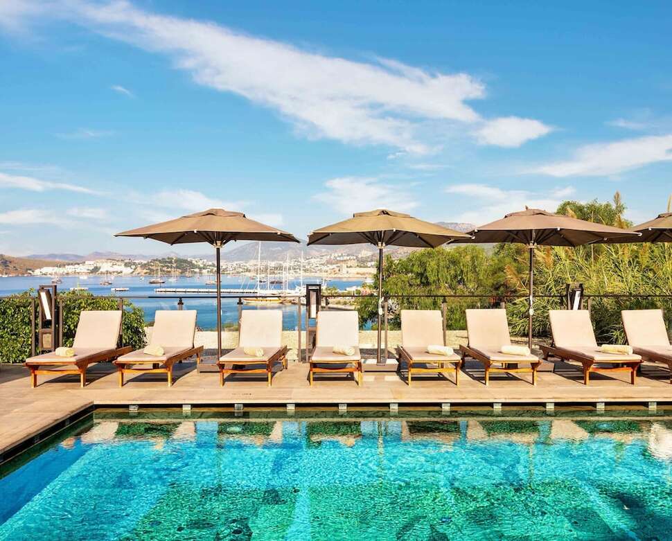 Een foto van het zwembad bij Senses Hotel Bodrum
