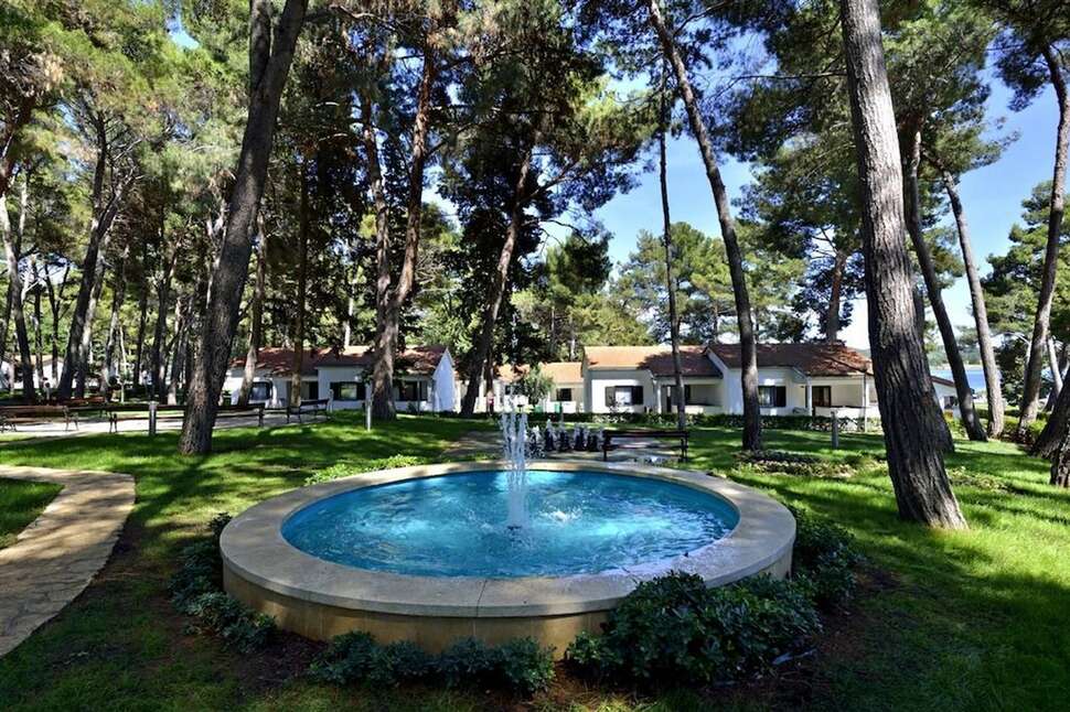 Ein Foto von der Terrasse im Villa Galijot Plava Laguna