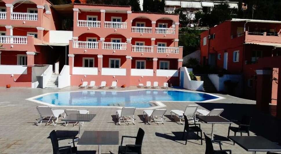Ein Foto von der Außenansicht des Paradiso Apartments