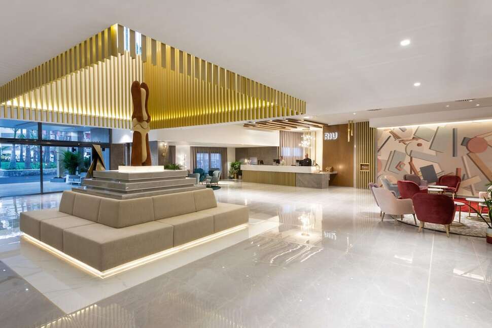 Een foto van het interieur van Riu Palace Palmeras
