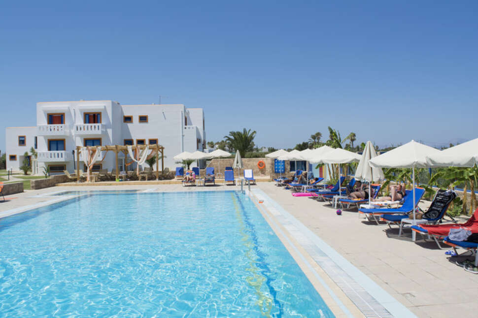 Een foto van een overzicht van Bouradanis Village Hotel