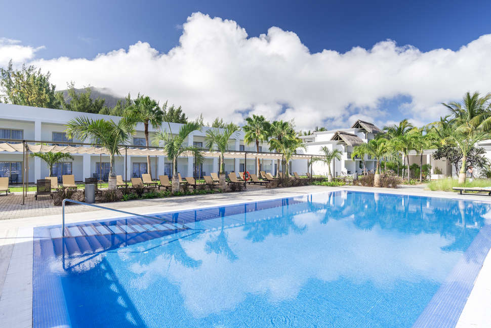 Een foto van een overzicht van Hotel Riu Palace Mauritius