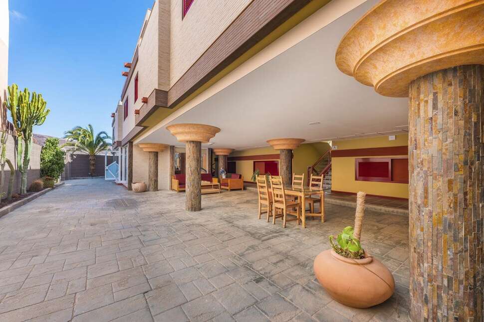 Een foto van het terras bij Appartementen Livvo Atalaya de Jandia