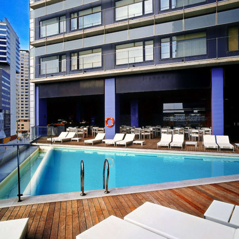 Een foto van een overzicht van Hotel Barcelona Princess